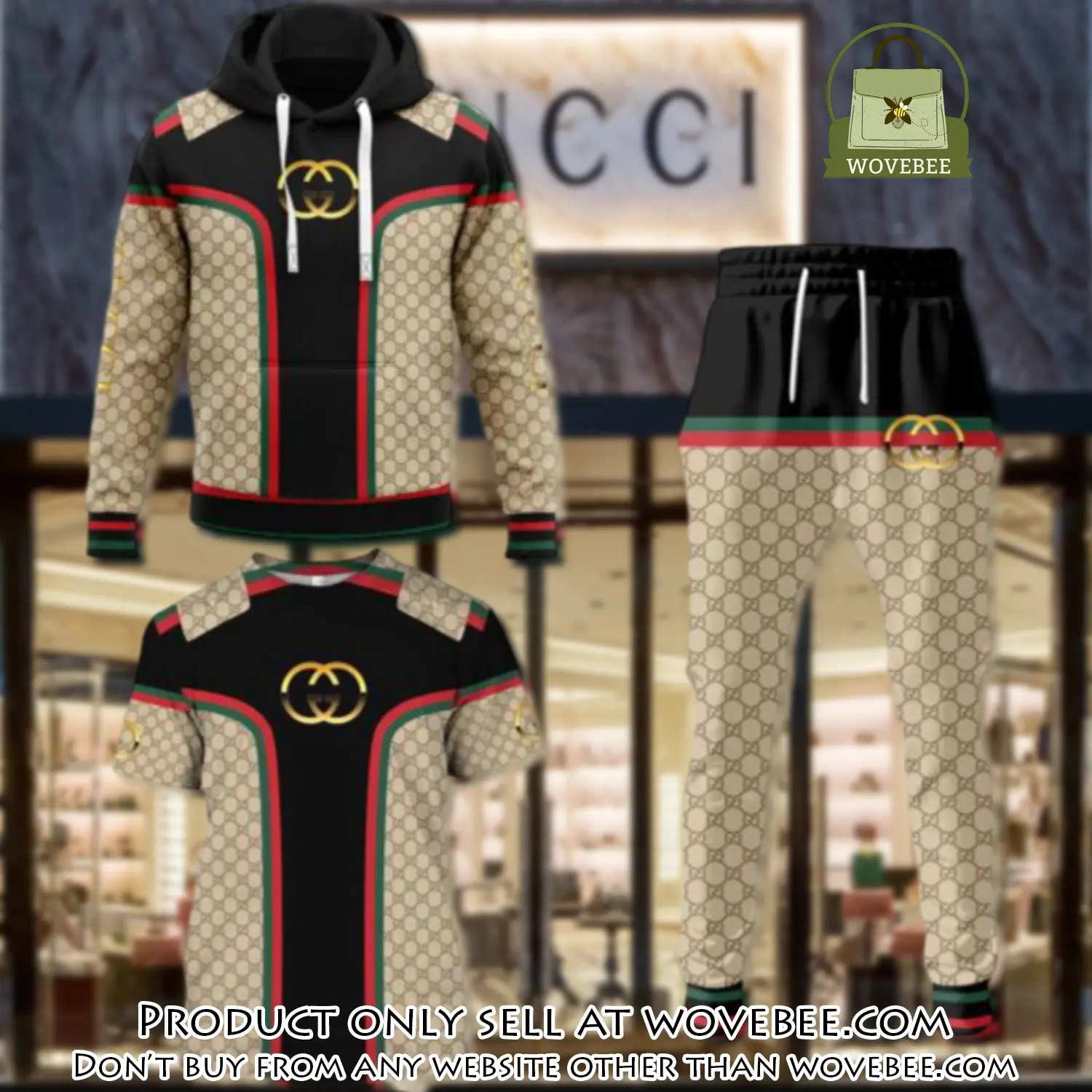 Gucci luxury brand combo tshirt hoodie long pants set trending 24 outfit sport lcs1027 wvb5847182